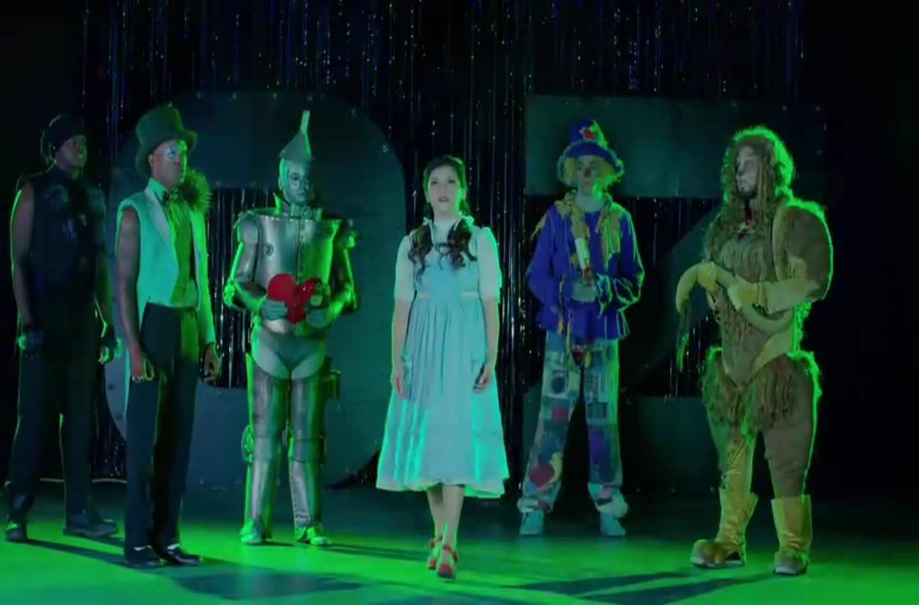 the wonderful wizard of oz audition scene song