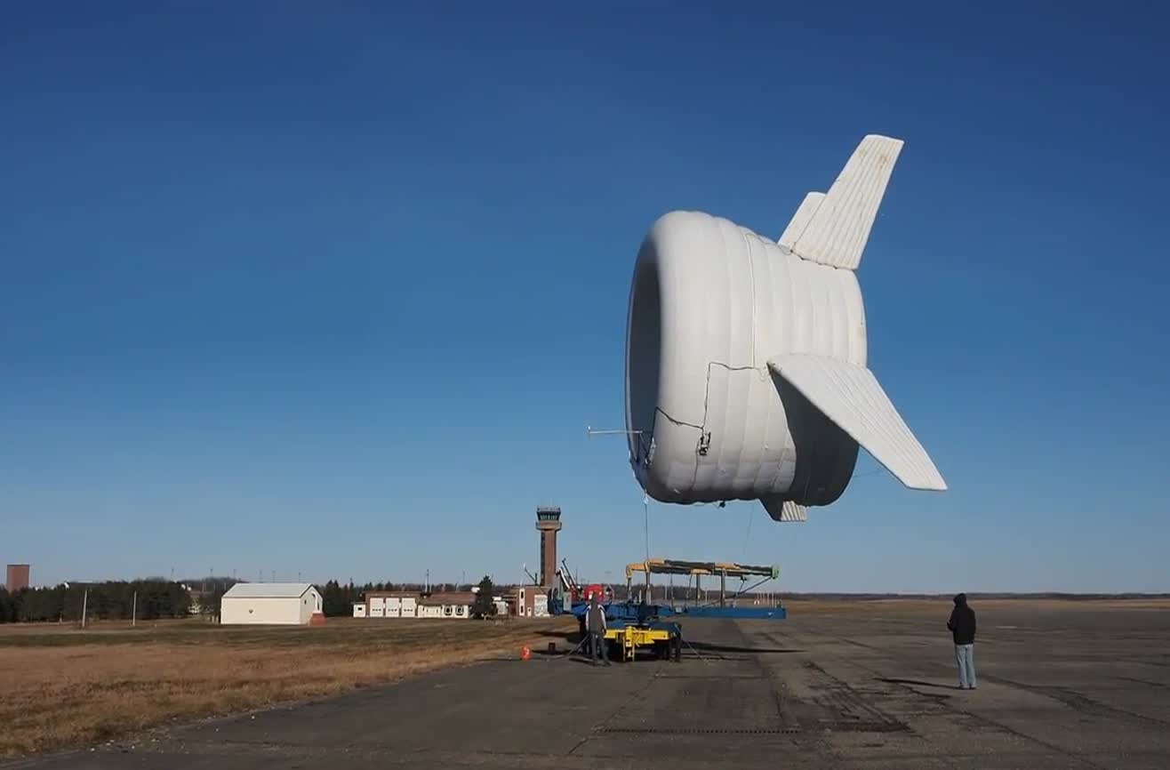 The world's first airborne wind turbine brings power to remote areas.