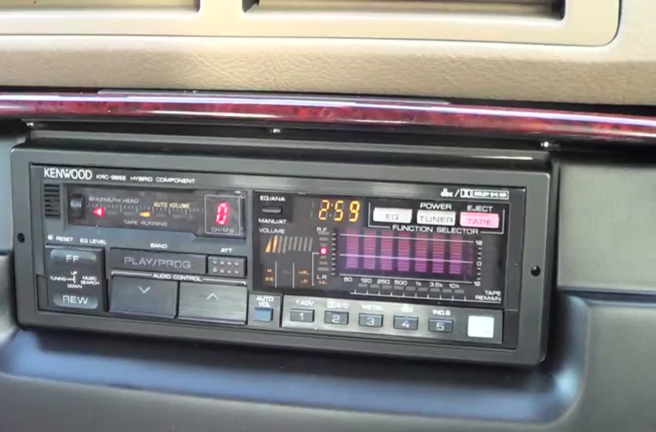 1988 The most advanced car cassette player ever made.