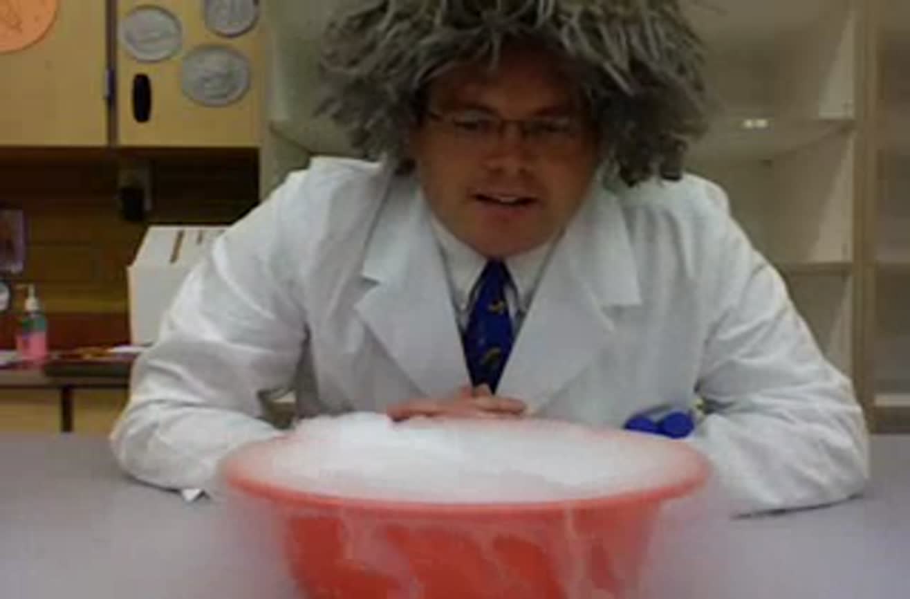 dry ice experiment explained