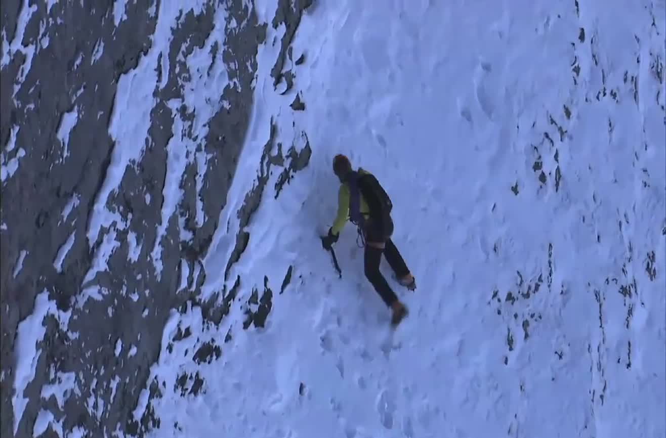 Ueli Steck speed solo Eiger record.