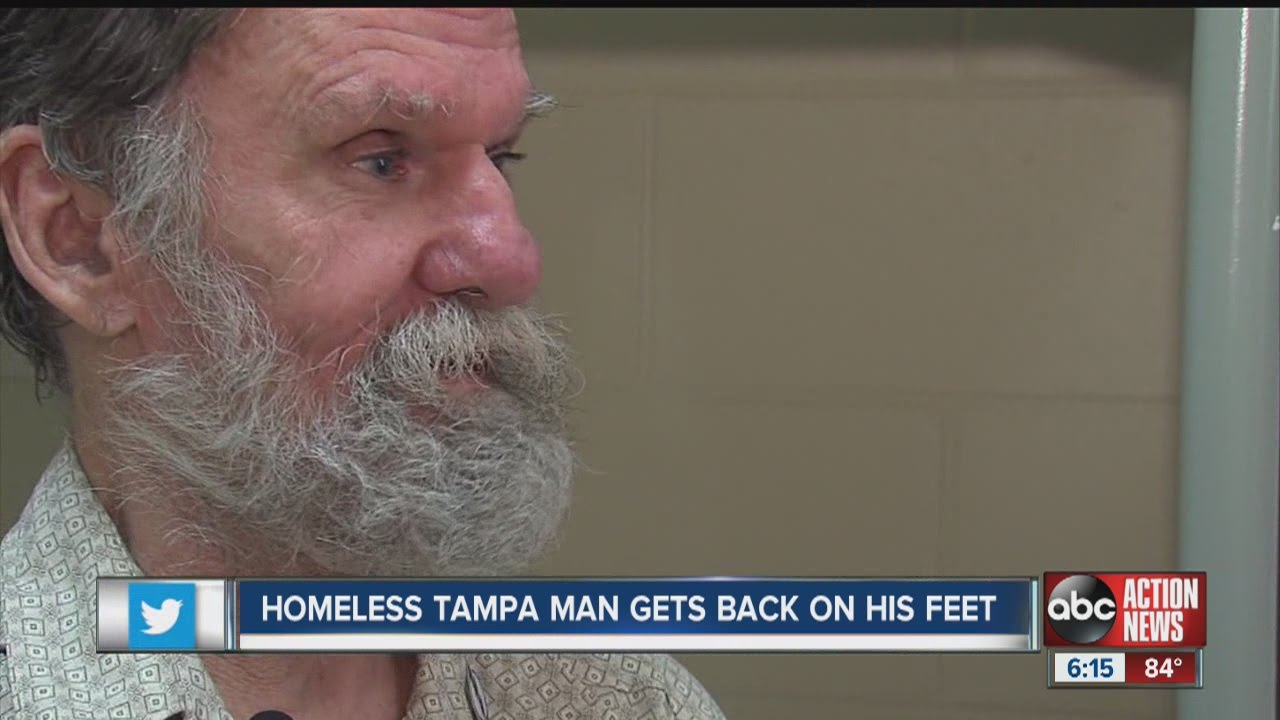 Homeless Man Maggots Leg