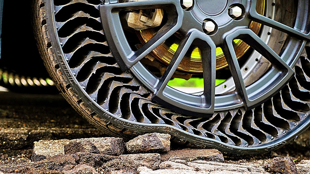 Michelin unveils an indestructible, airless tire