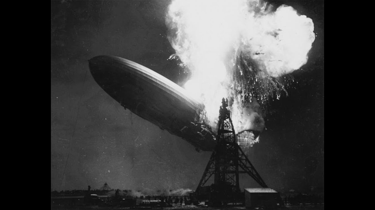 Classic Footage Of Hindenburg Tragedy