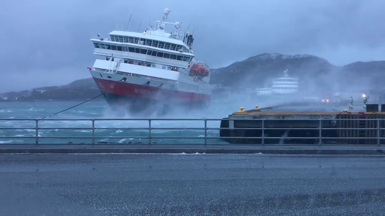 docking yacht in windy conditions