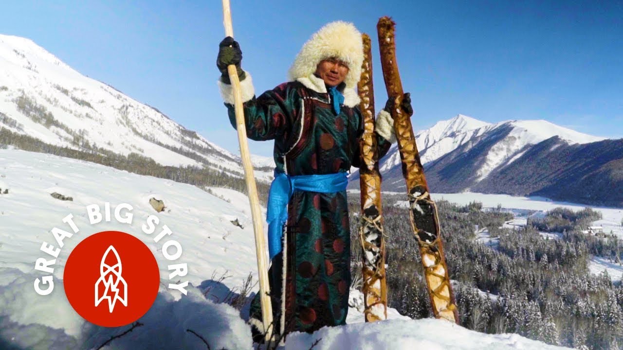 These Chinese Villagers Practice "ancient Skiing"