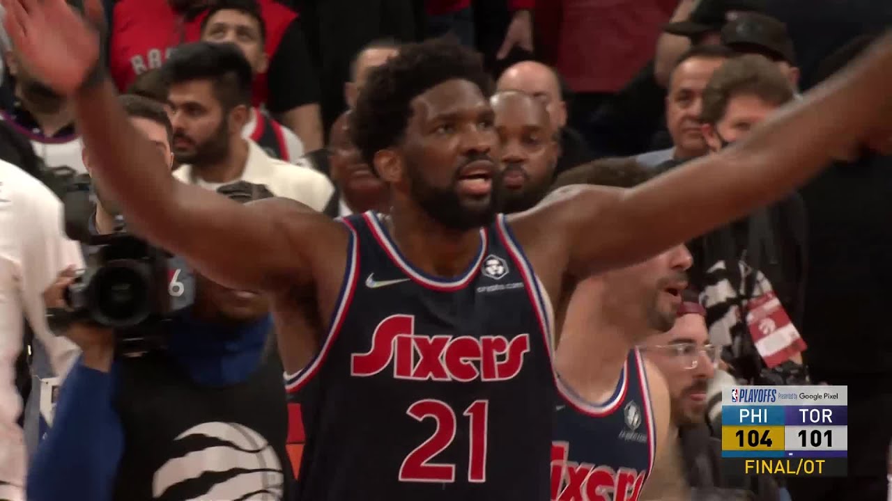 Joel Embiid's Insane Game-winning Clutch Shot.