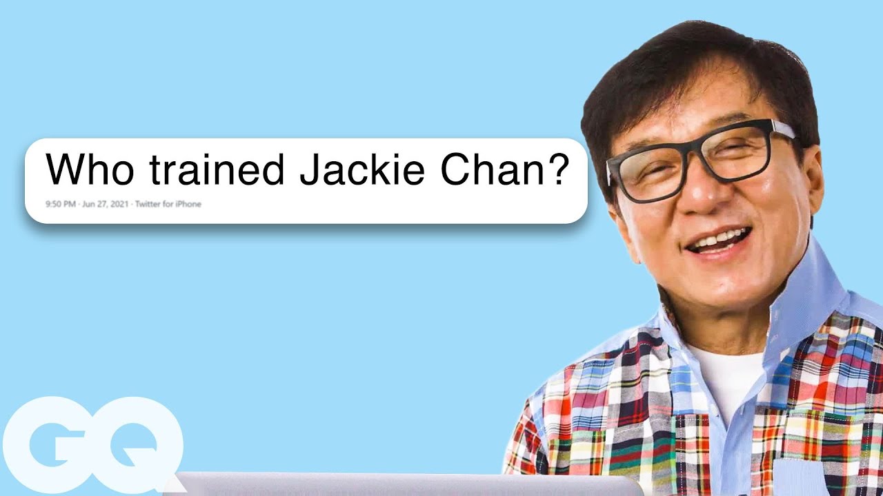 The real Jackie Chan answers online questions.