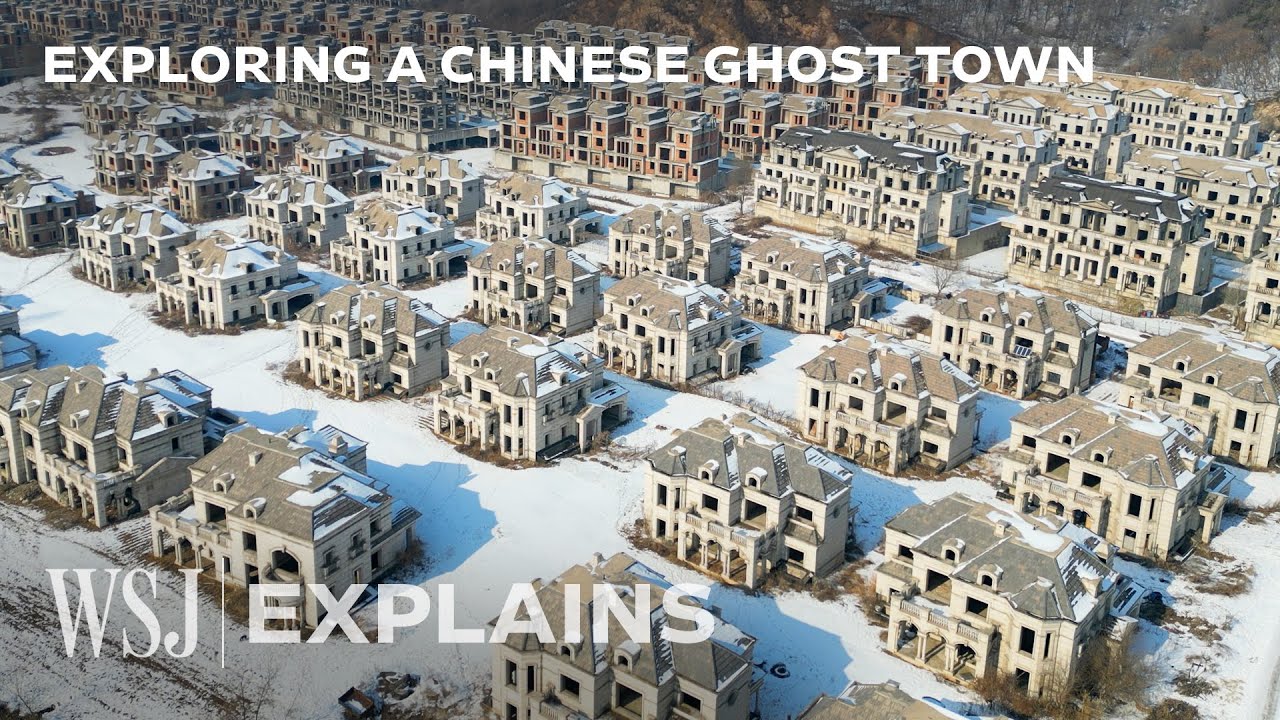 Inside Chinese ghost town of abandoned mansions.